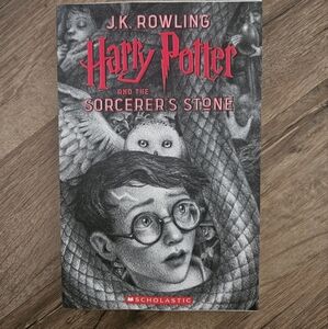 Scholastic Harry Potter Book with Black and Red Design